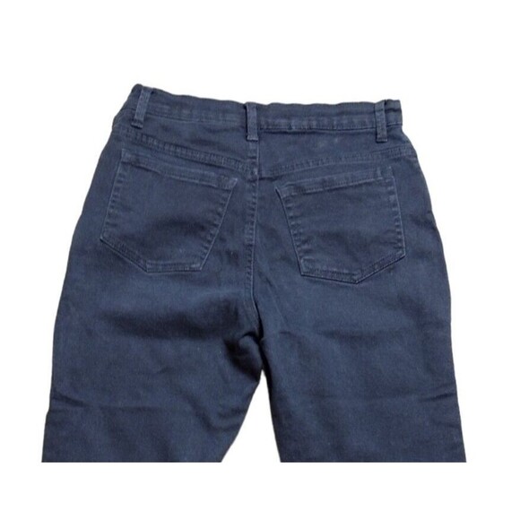 Gloria Vanderbilt Missy Size 6 Black Denim Jeans Straight Leg High Rise READ - Picture 4 of 9